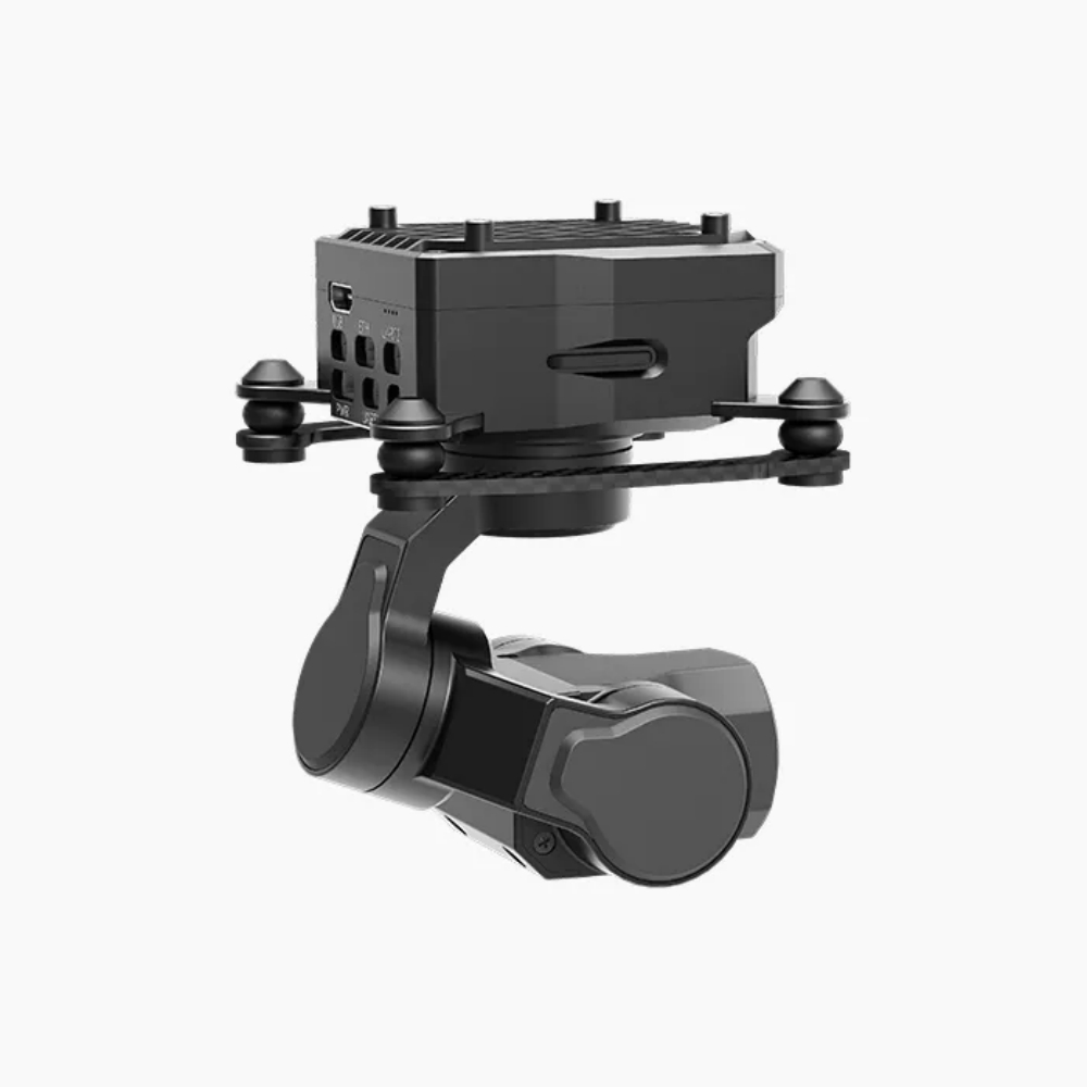 Drone Gimbal 3 Axis - NCZOBOE Suporta Rede/UART/S.BUS/MAVLink/HDMI para Drone FPV