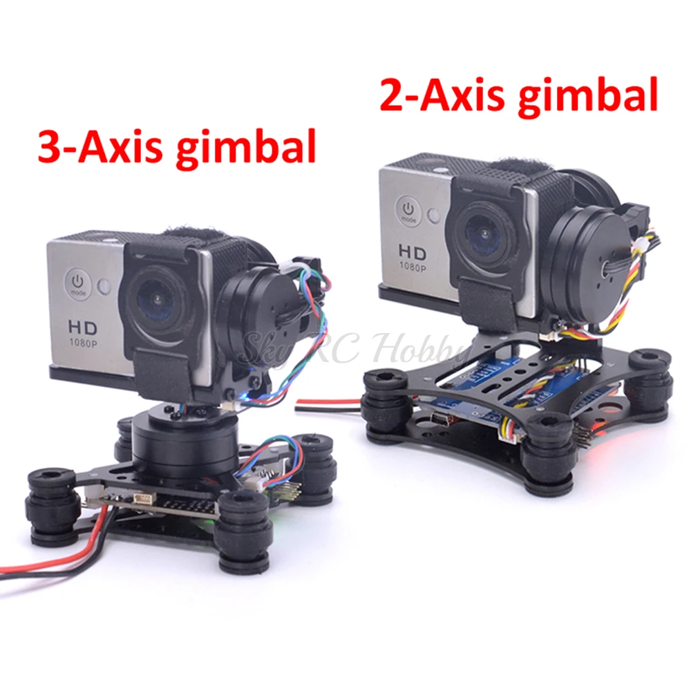 2 eixos de pouco peso/3 eixos  - Drone Gimbal For Gopro Hero avaliação e preço