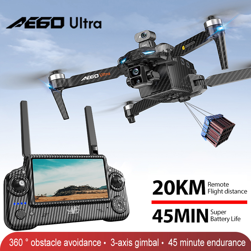 Ae60 gps drone profissional 8k - Drone Gimbal 3 Axis avaliação e preço