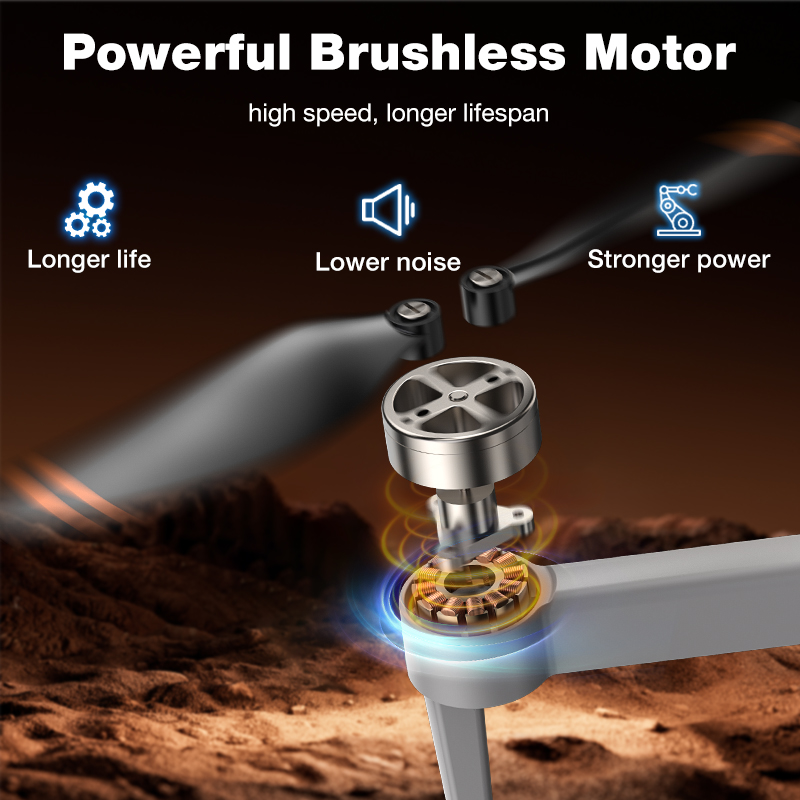 NOVO Drone L017 Pro Brushless  - Drone Gimbal 3 Axis avaliação e preço